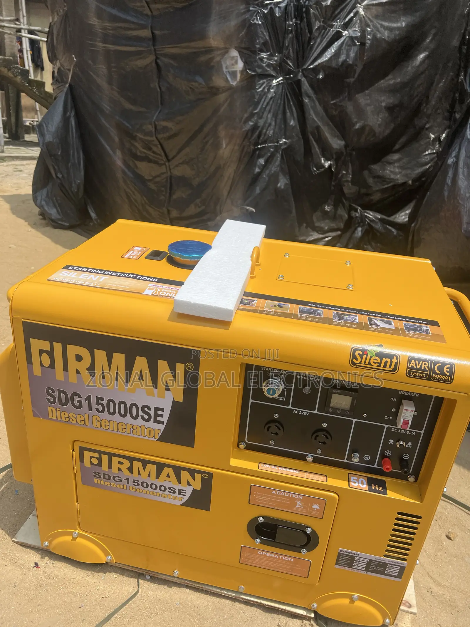 Firman Soundproof Diesel Generator 12kva 100% Copper Coil