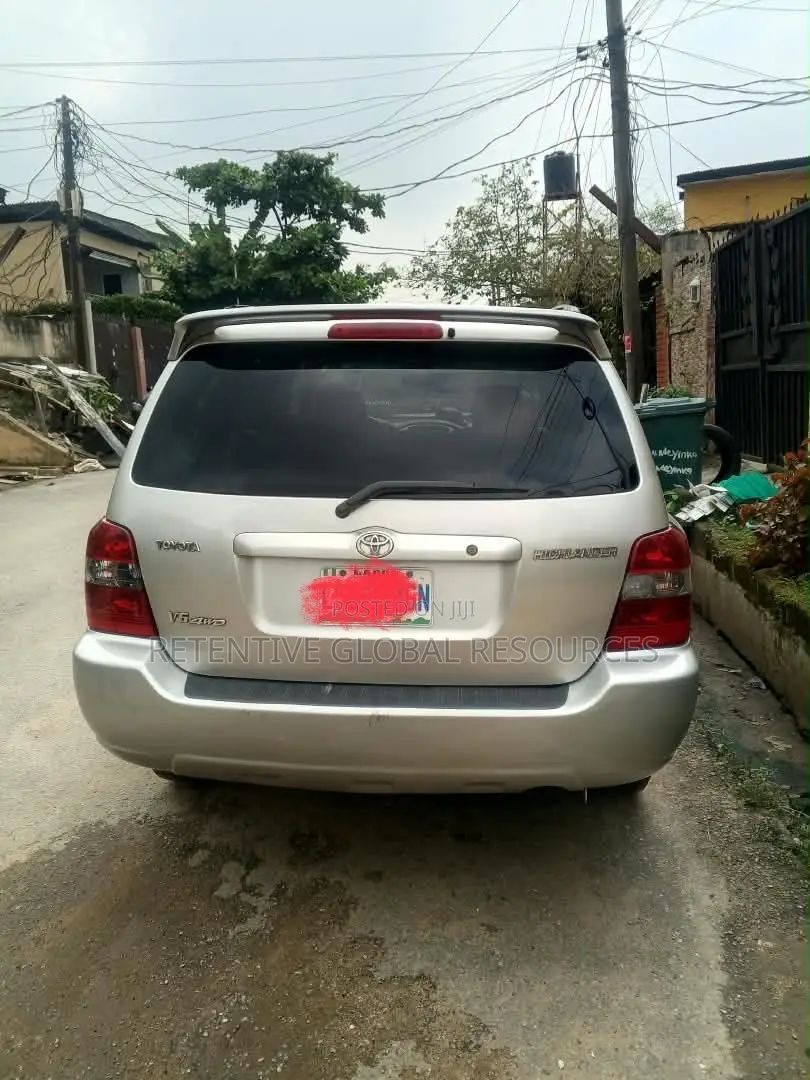 Toyota Highlander V6 2006 Silver