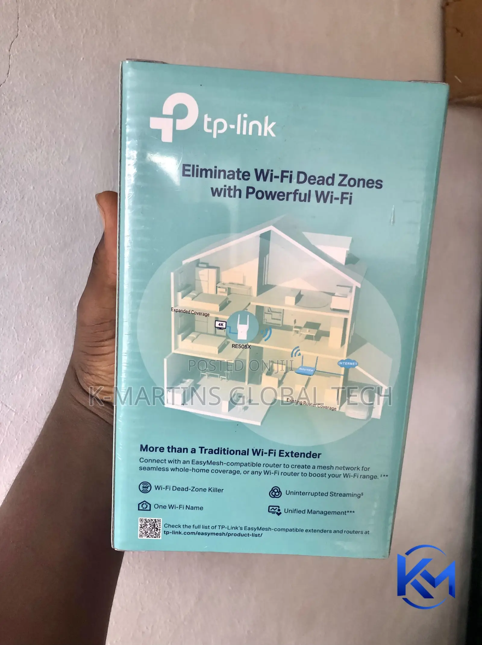 TP-Link RE505X AX1500 WiFi 6 Range Extender