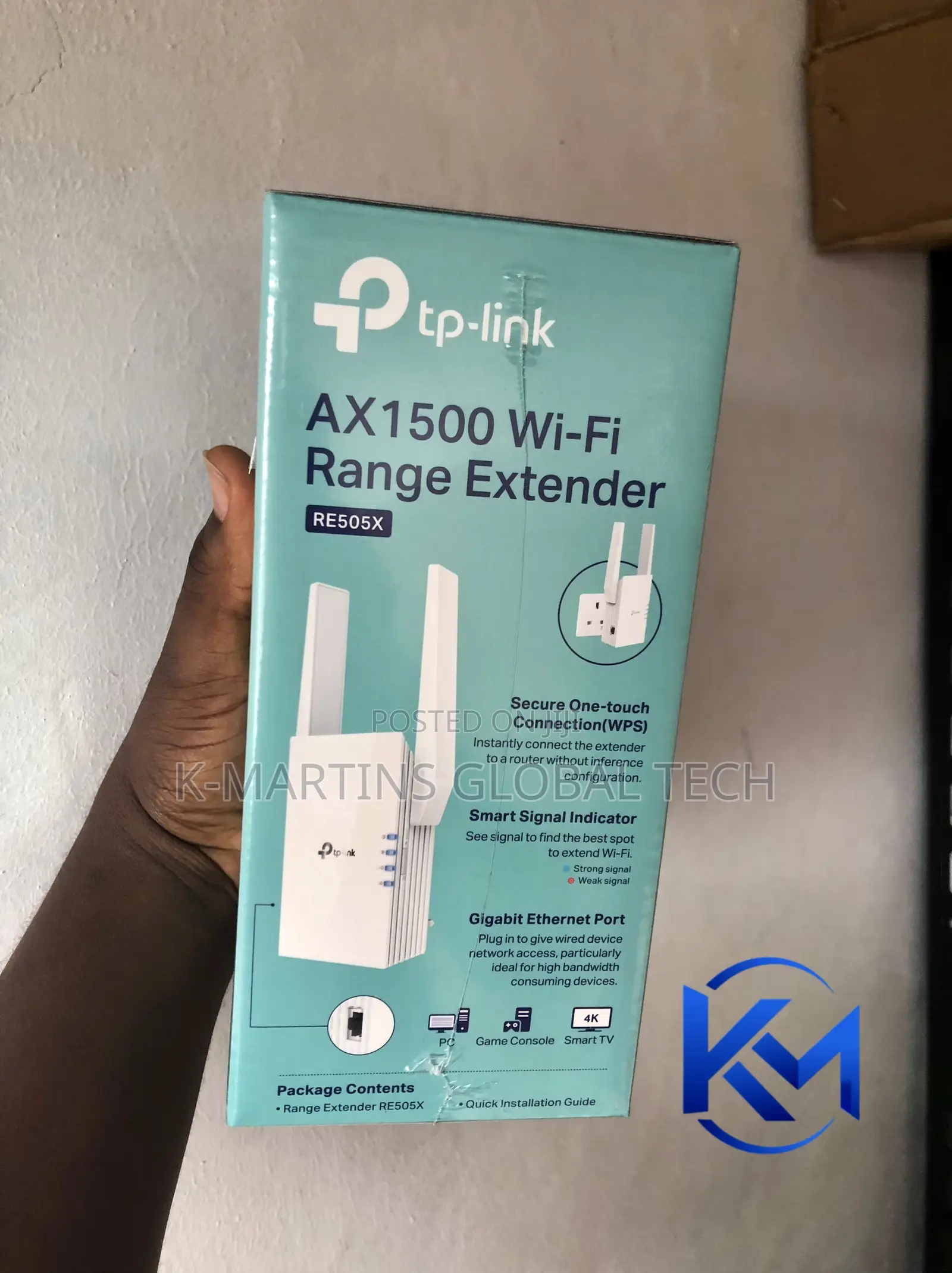 TP-Link RE505X AX1500 WiFi 6 Range Extender