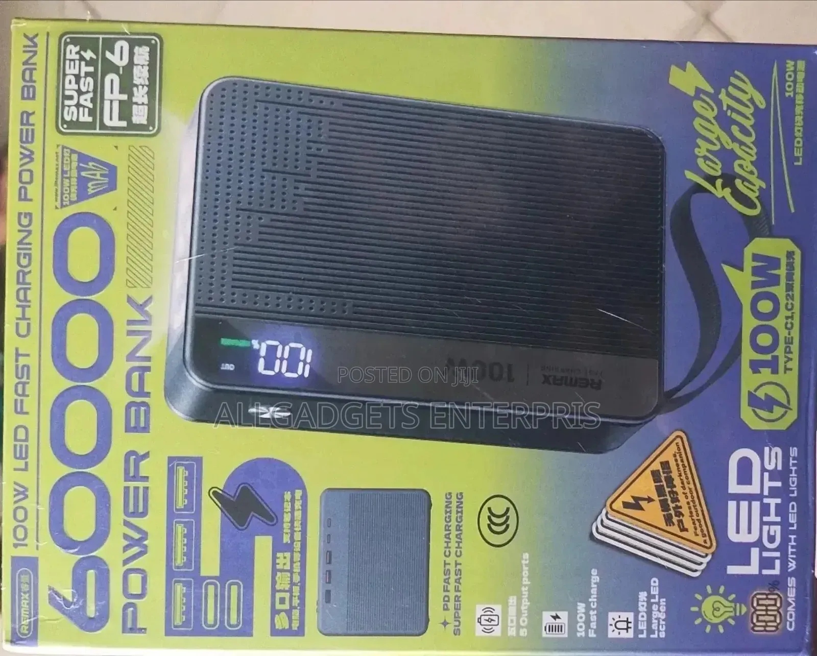 Remax 100w 60000mah Laptop Power Bank