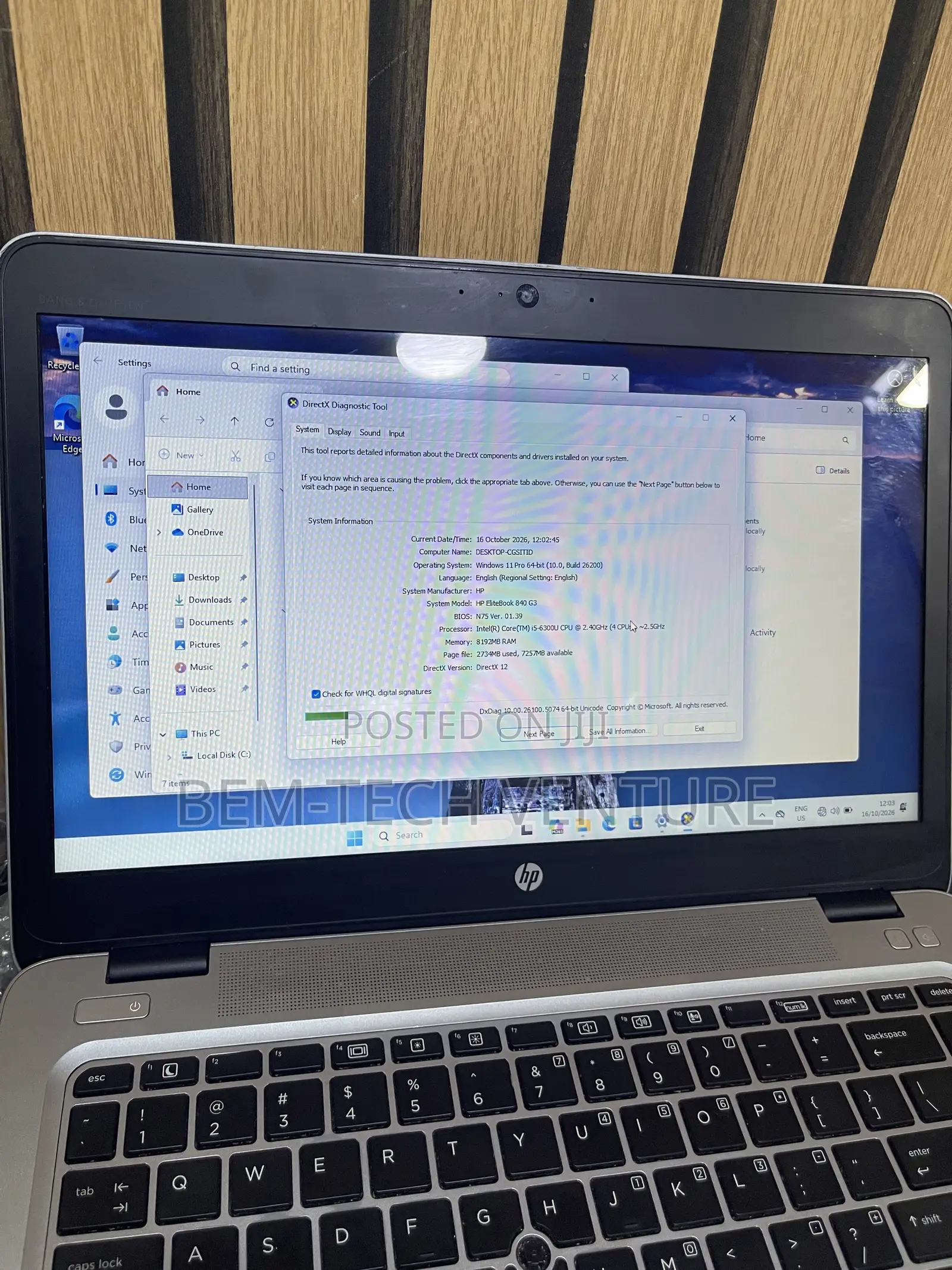 Laptop HP EliteBook 840 G3 8GB Intel Core i5 SSD 256GB