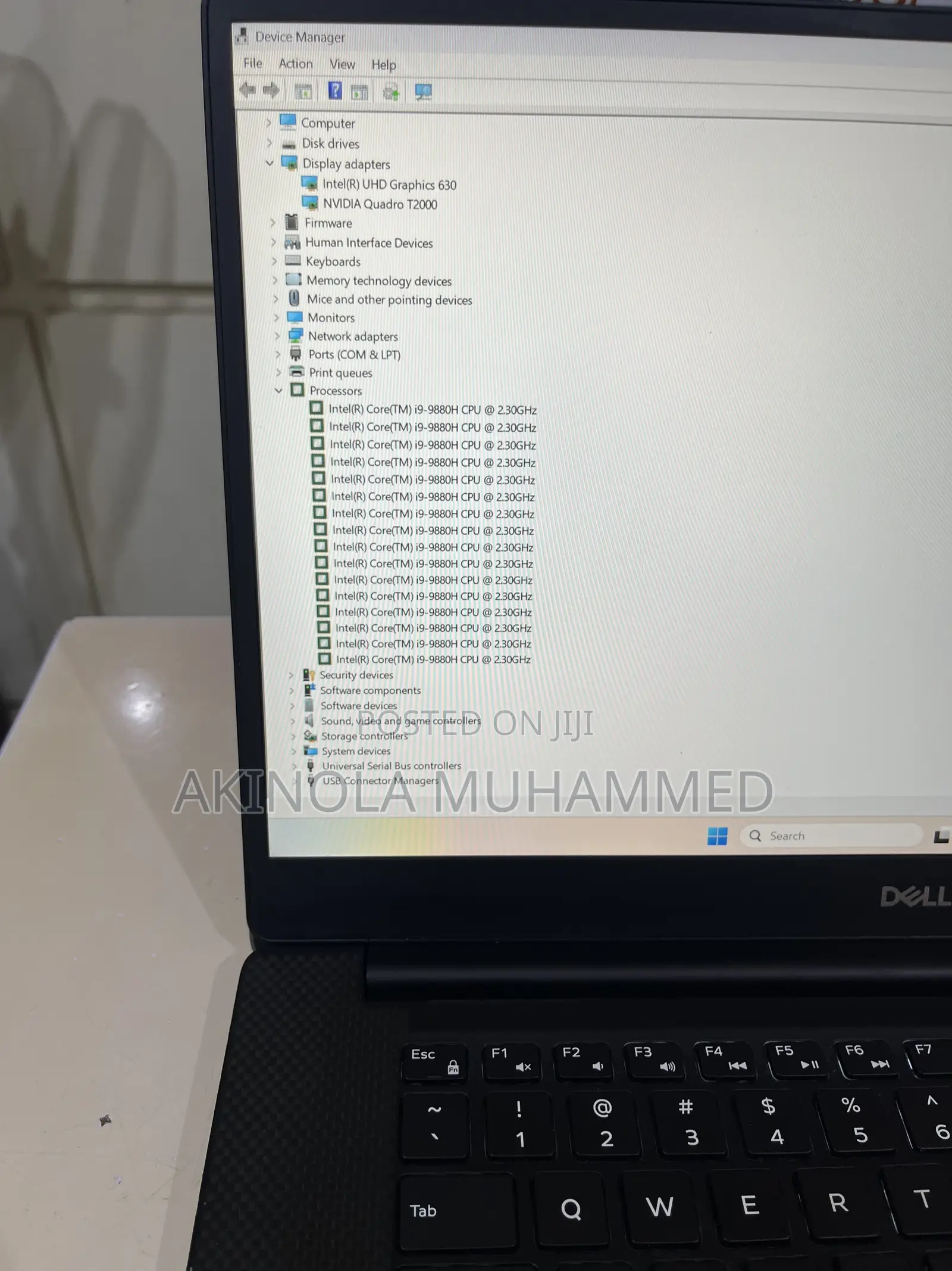 Laptop Dell Precision 5540 16GB Intel Core i9 SSD 512GB