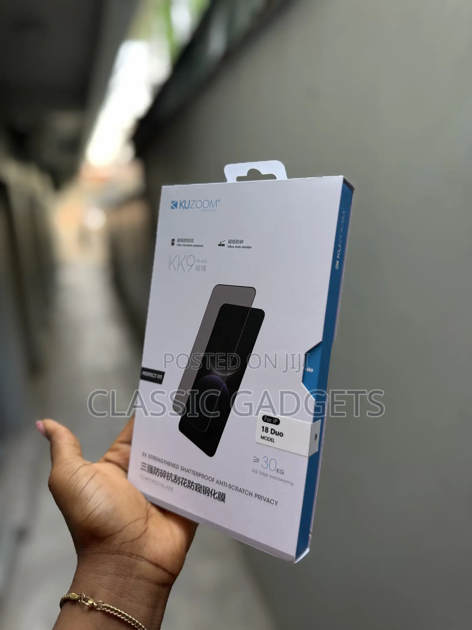Kuzoom Kk9 Privacy Anti-Scratch Screen Protector for iPhone Duo