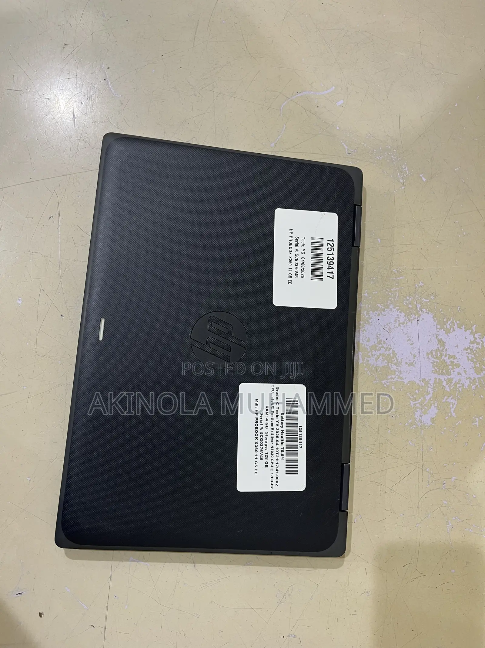 Laptop HP ProBook 11 X360 4GB Intel Pentium SSD 128GB