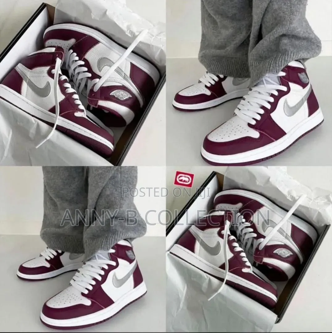 Purple Nike Ankle Sneakers