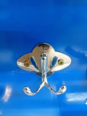 Brand New Chrome Wall Mount 3 Hook - Bathrobe Towel Hook