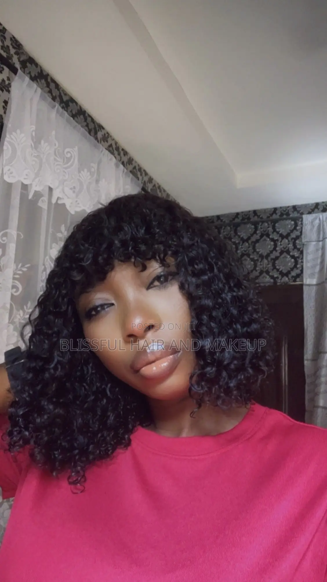 Pixie Curls and Bone Straight