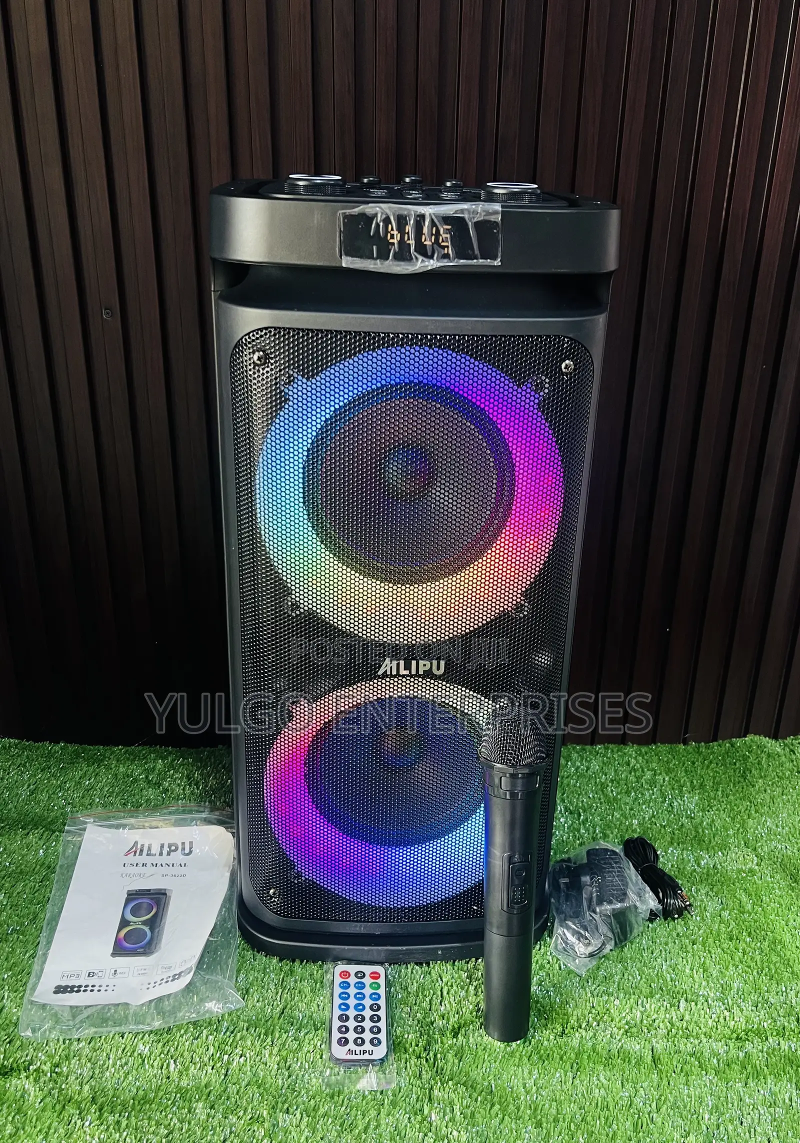 Ailipu Rechargeable Mobile Speaker With Wireless Microphone
