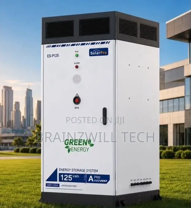 Solarpro 125kwh Battery & Solis 50kw High Voltage System 7yrs Warranty