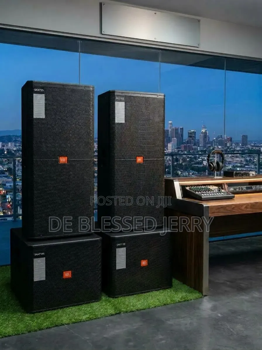 JBL Double Speaker Full Range SRX 725 and Single Subwoofer SRX 18