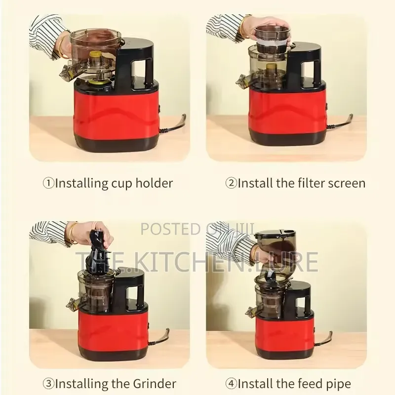 Bushburgh Cold Press Masticating Slow Juicer