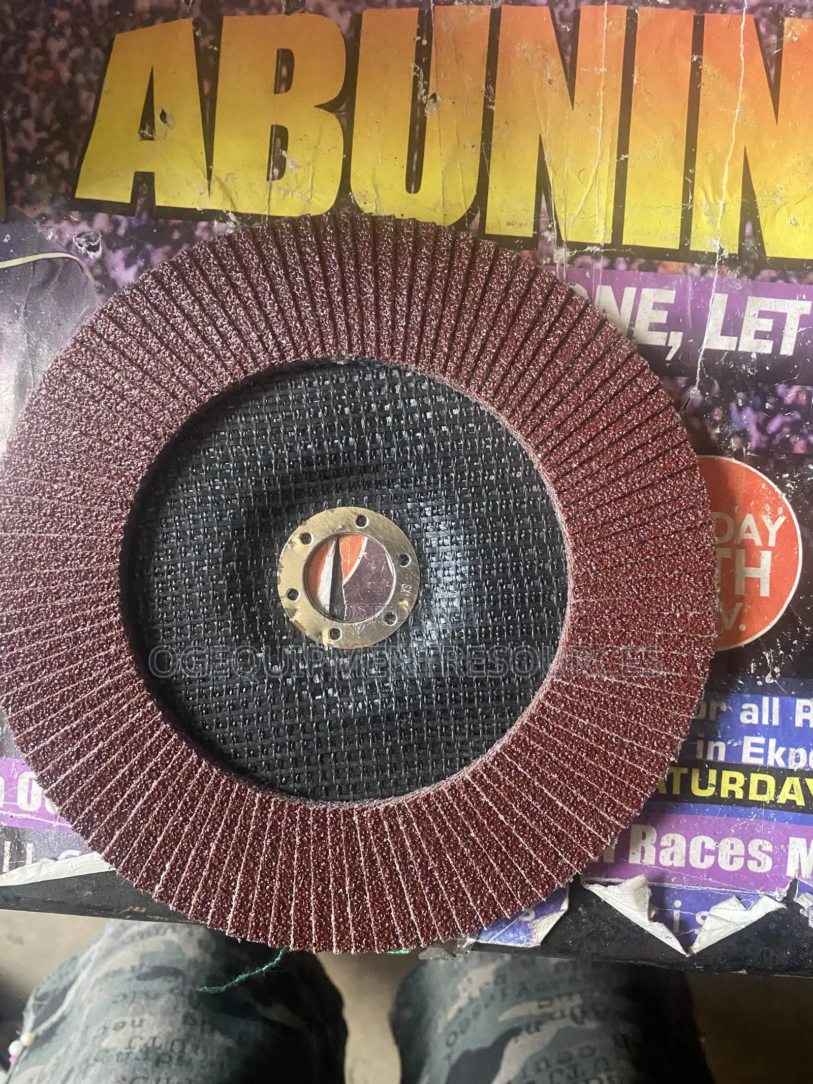 7” Flap Disc Klingspor Kronenflex.