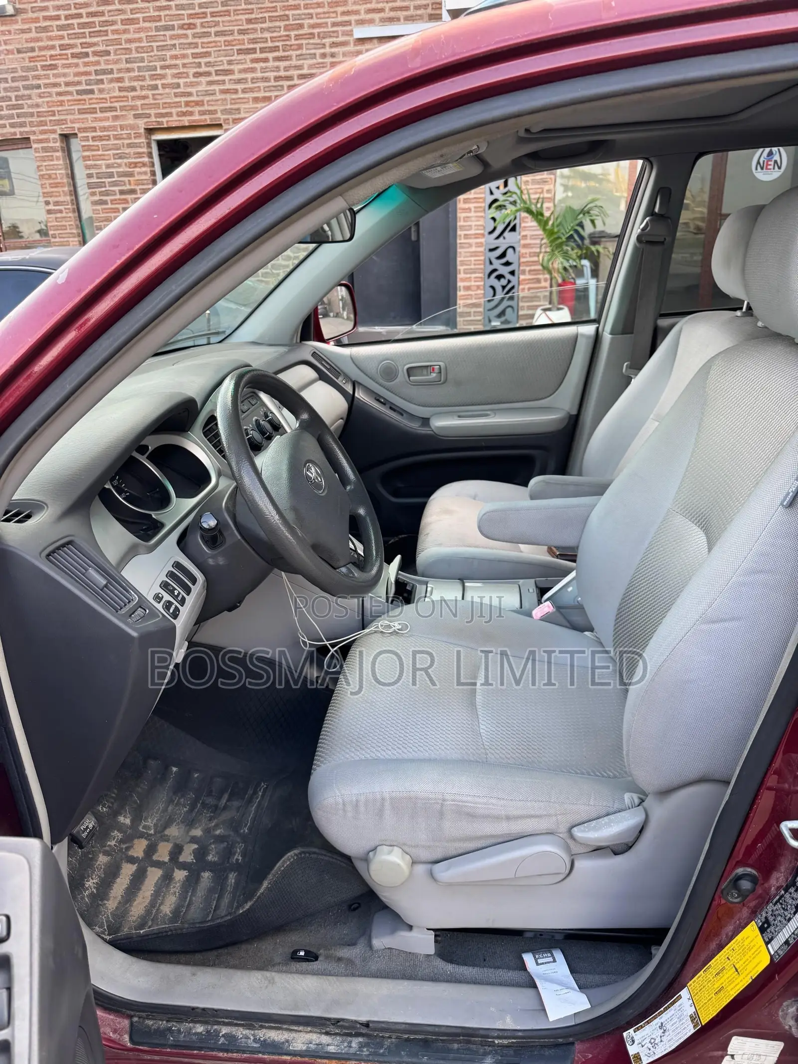 Toyota Highlander 4x4 2007 Red