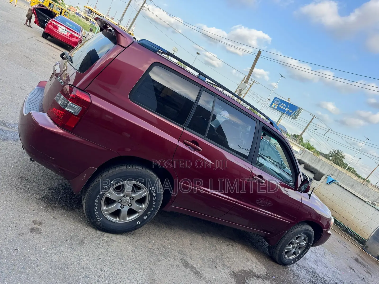 Toyota Highlander 4x4 2007 Red