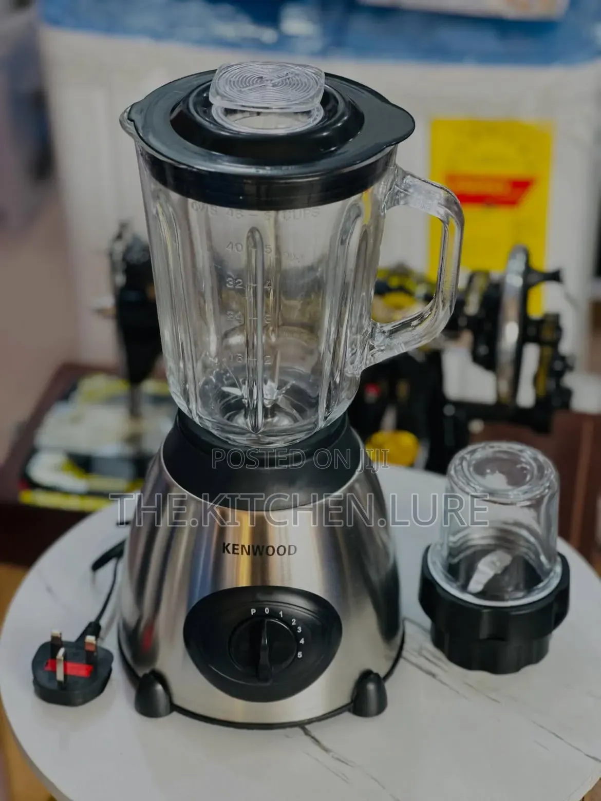 Kenwood 2-in-1 Stainless Steel Ice Crusher Blender With Dry Mill