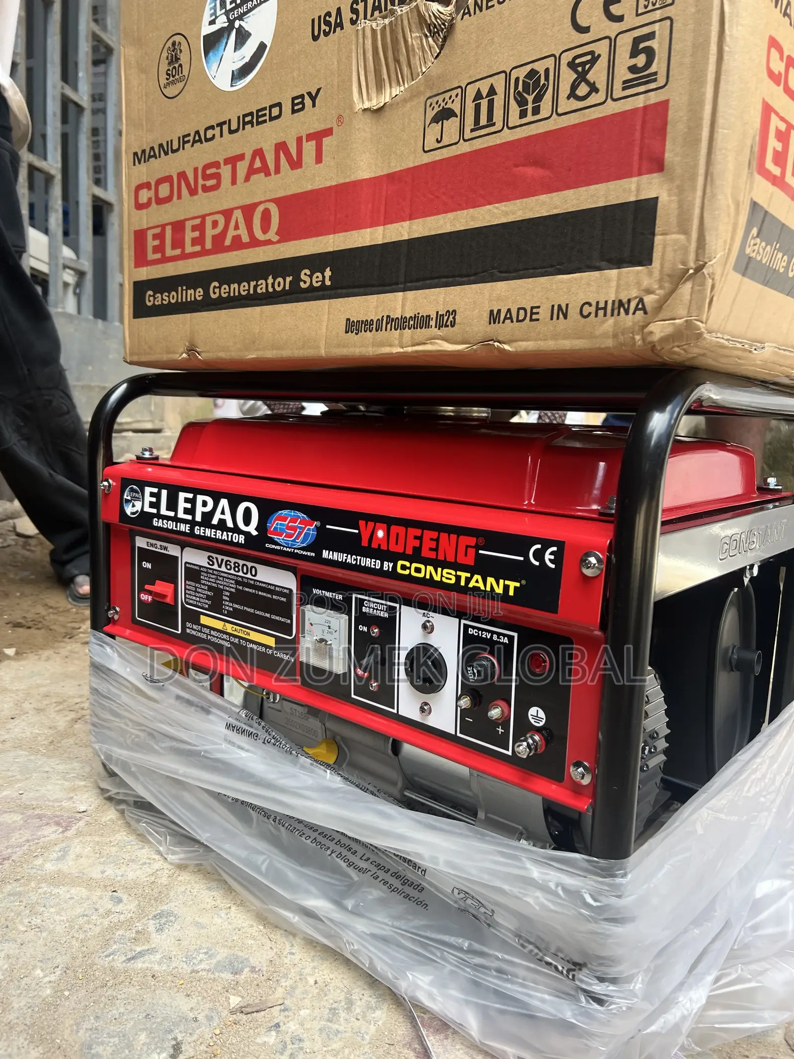 Original Elepaq Constant Generator 4.5kva 100% Copper Coil