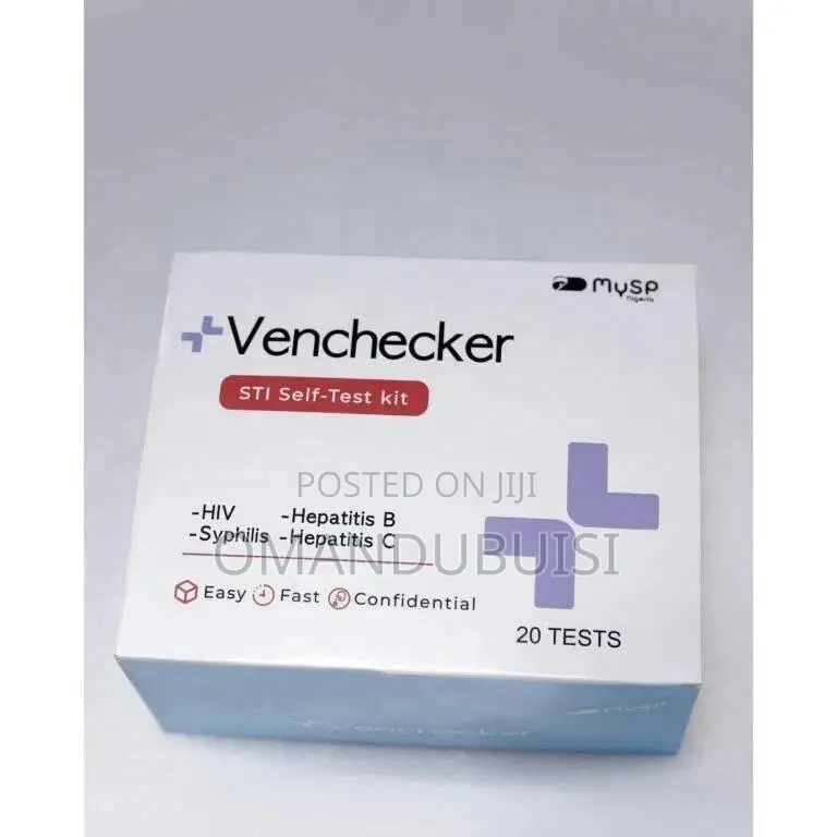 20 Pieces Venchecker 4in1 STI Test Kit for HIV, Syphilis,Hepatitis B&C