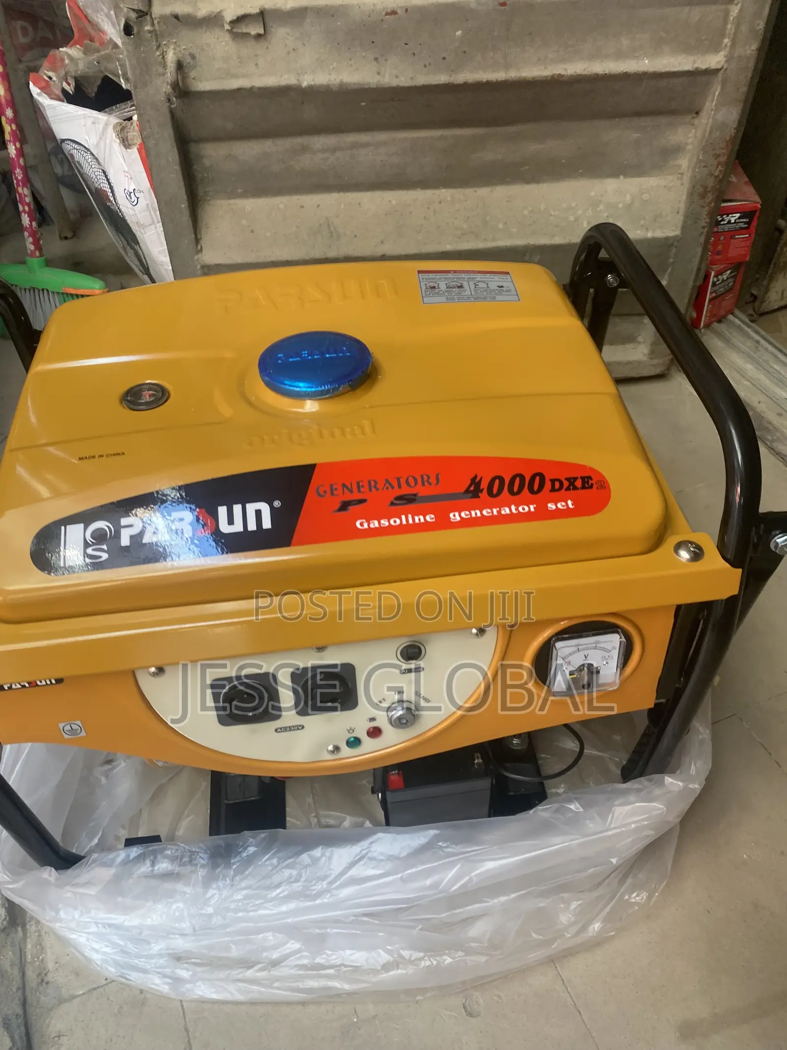 PARSUN 5.0KVA Petrol Generator With Key Starter and 1 Year Warranty