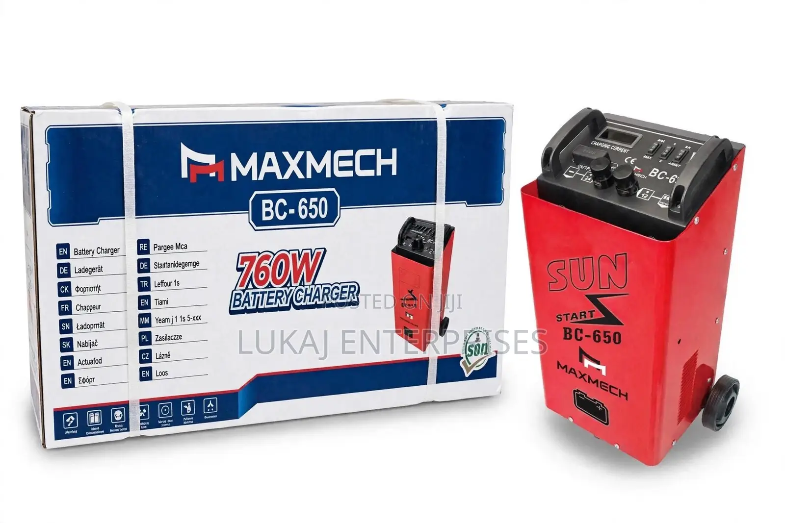 Maxmech BC-650 Portable Battery Charger