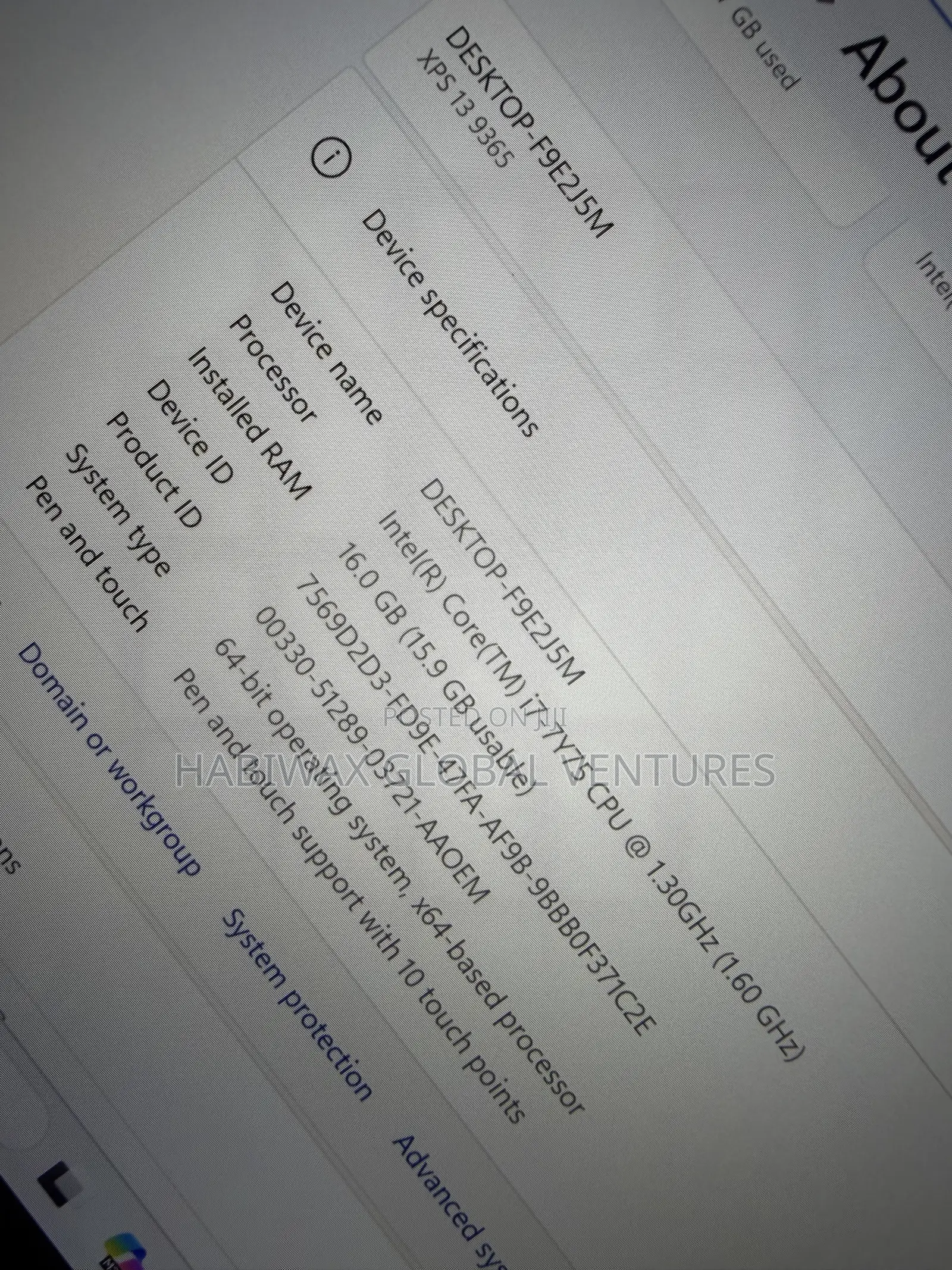Laptop Dell XPS 13 9365 16GB Intel Core i7 SSD 512GB