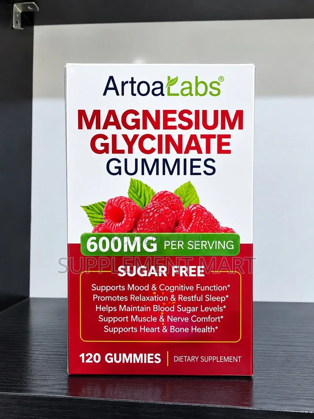 Magnesium Glycinate Gummies – 600mg Per Servings