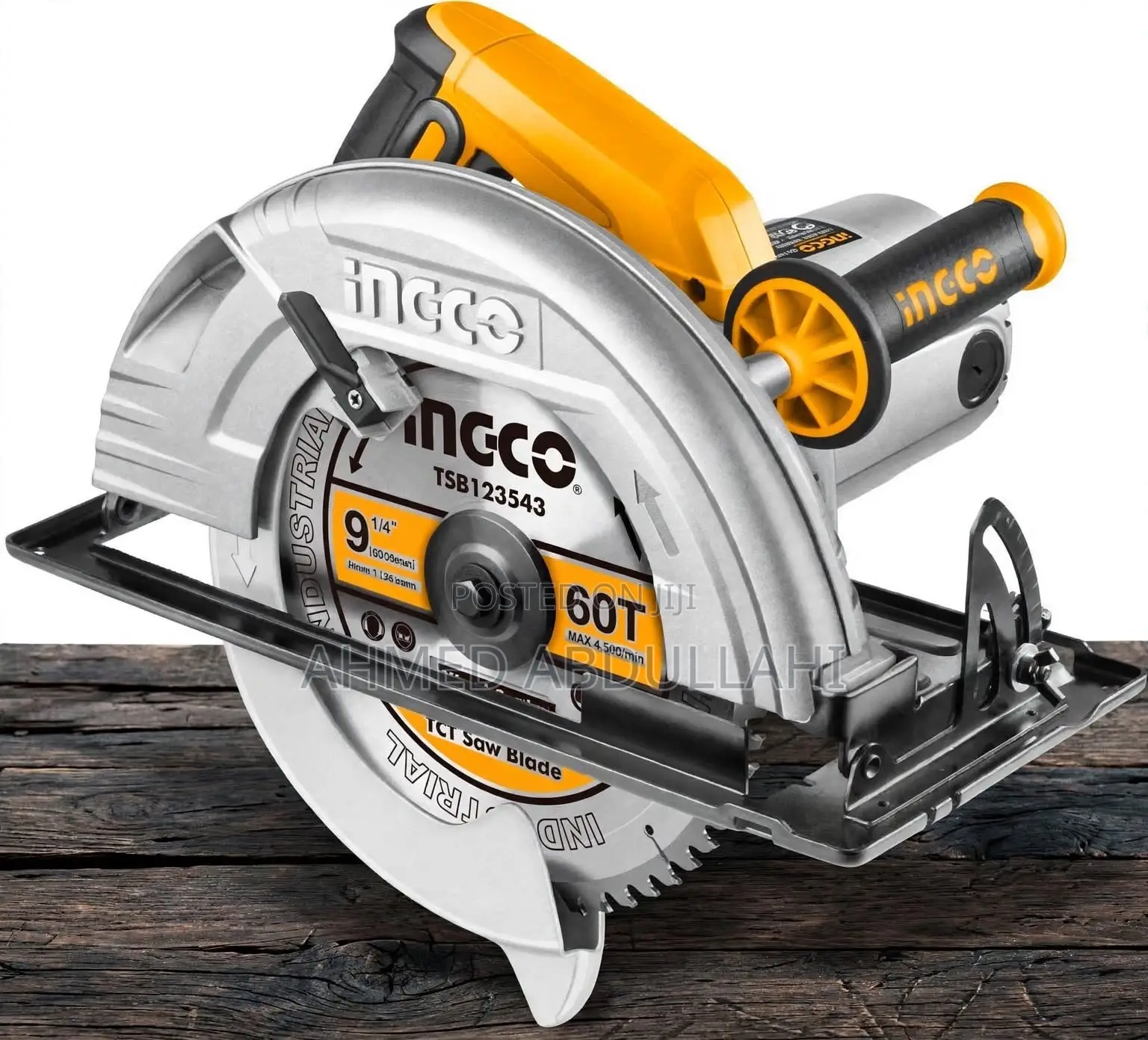 Ingco 2200w Circular Saw 9-1/4" - Super Ingco Industrial
