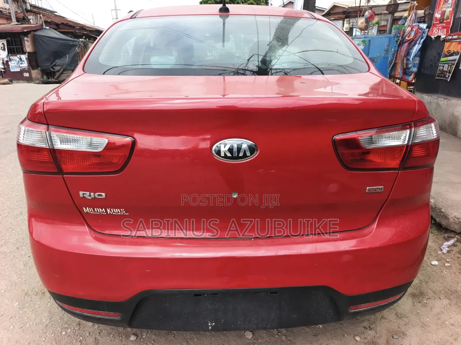 Kia Rio 2015 Red