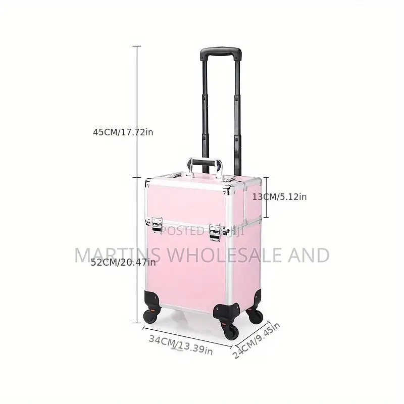 Veninow 4-in-1 Professional Rolling Makeup Trolley Case (Item No.