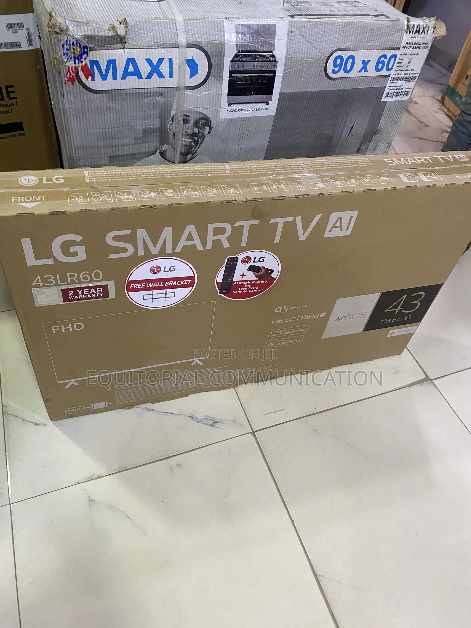 LG 43LR60 43-Inch Smart AI Full HD Television