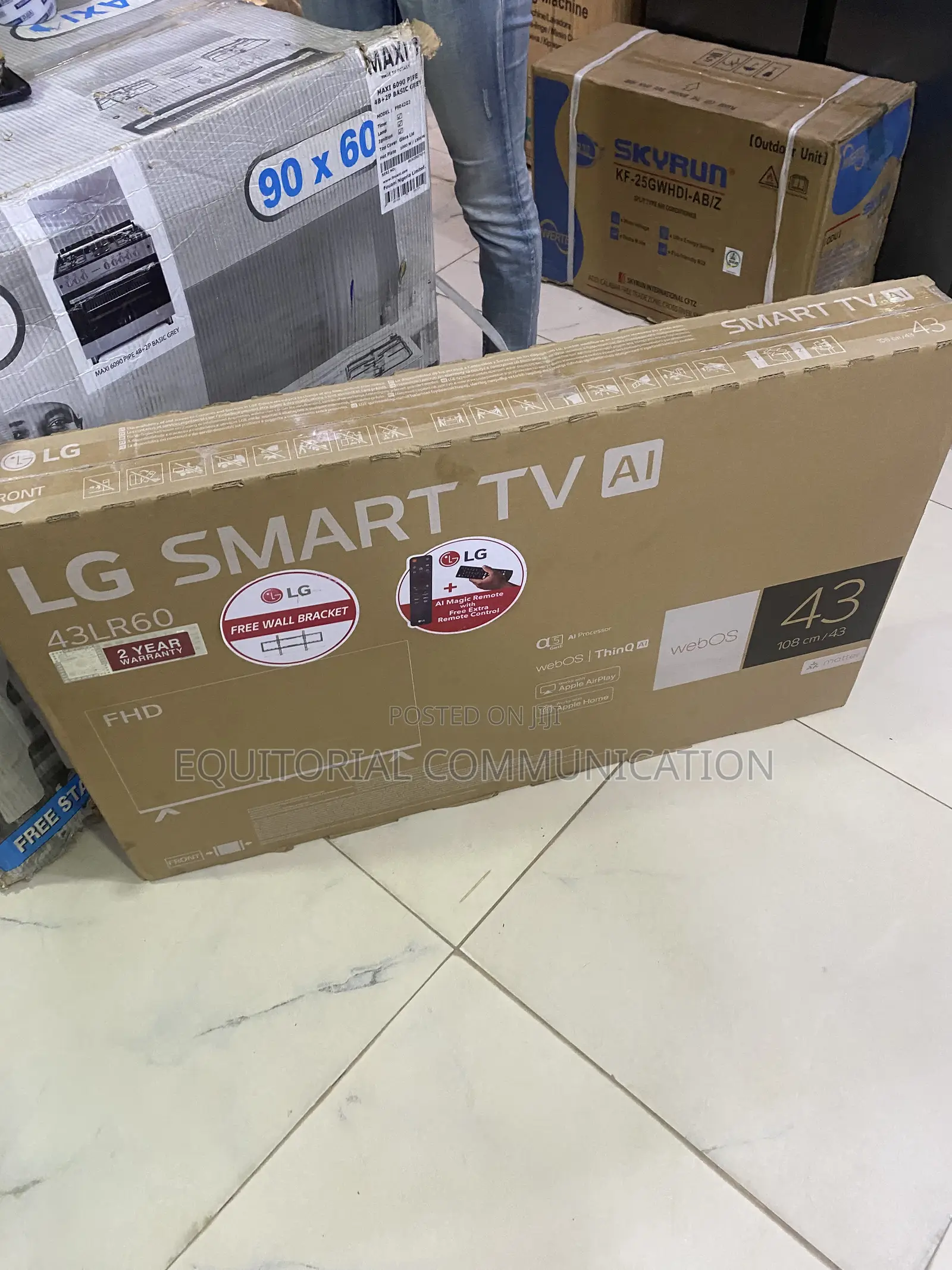 LG 43LR60 43-Inch Smart AI Full HD Television