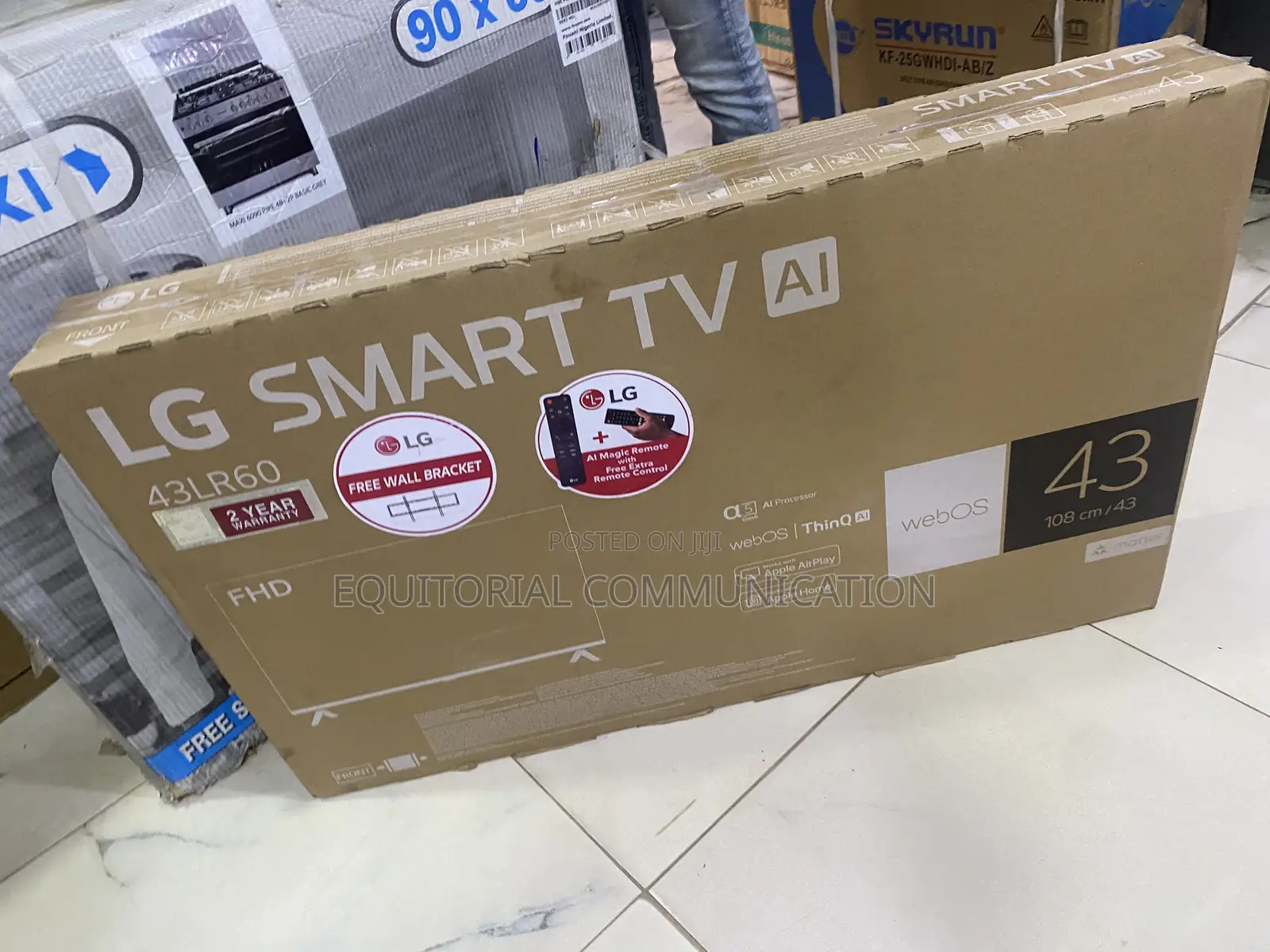 LG 43LR60 FHD Smart TV for Home Entertainment 43 Inch