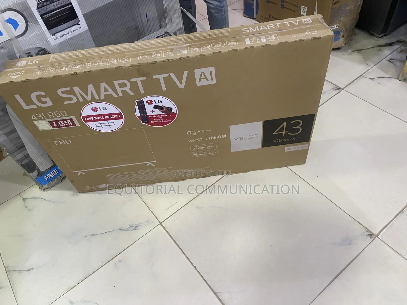 LG 43LR60 Smart AI TV With 43-Inch Full HD Display
