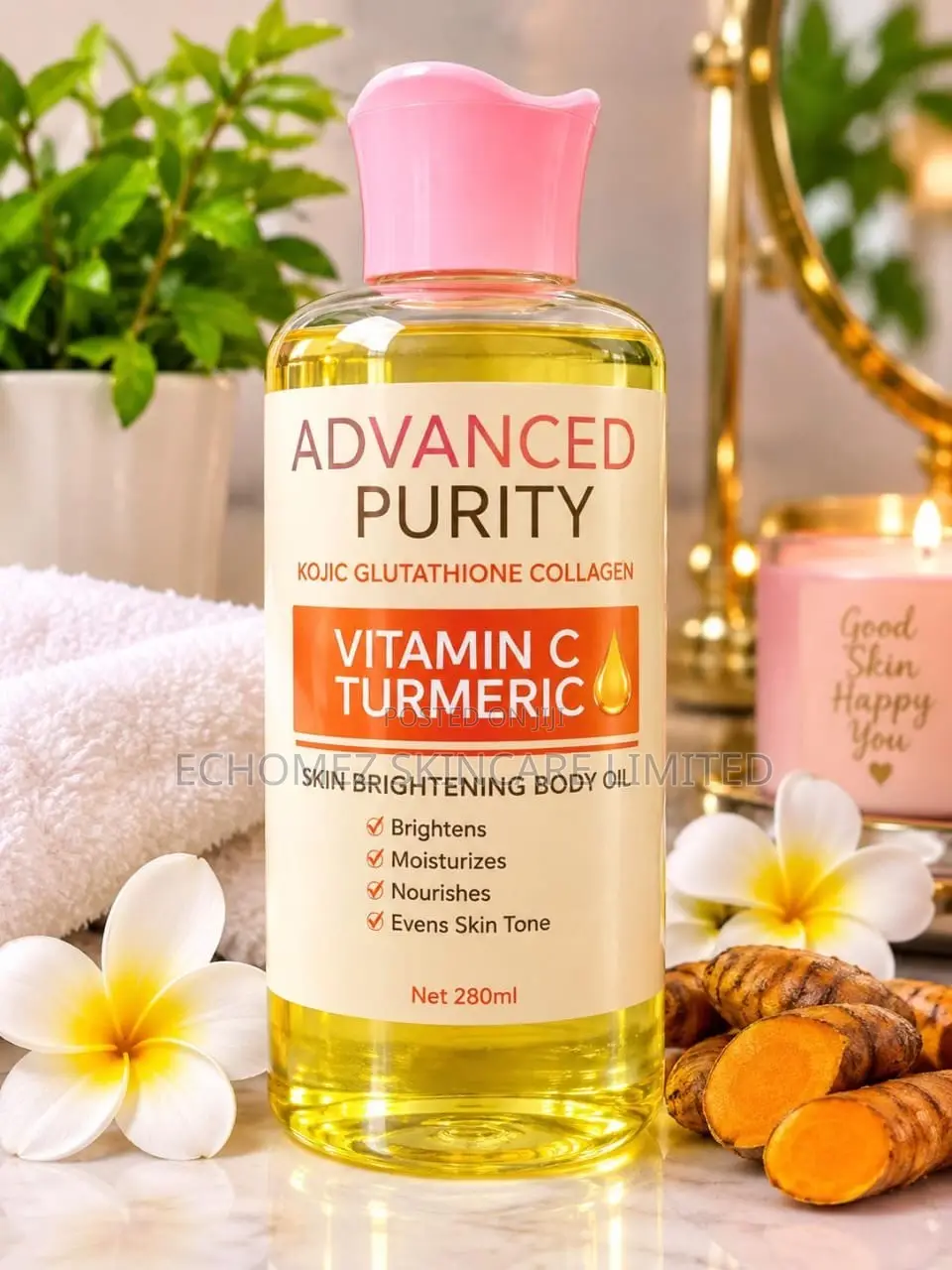 Advanced Purity Vitamin C Tumeric and Retinol Body Oil