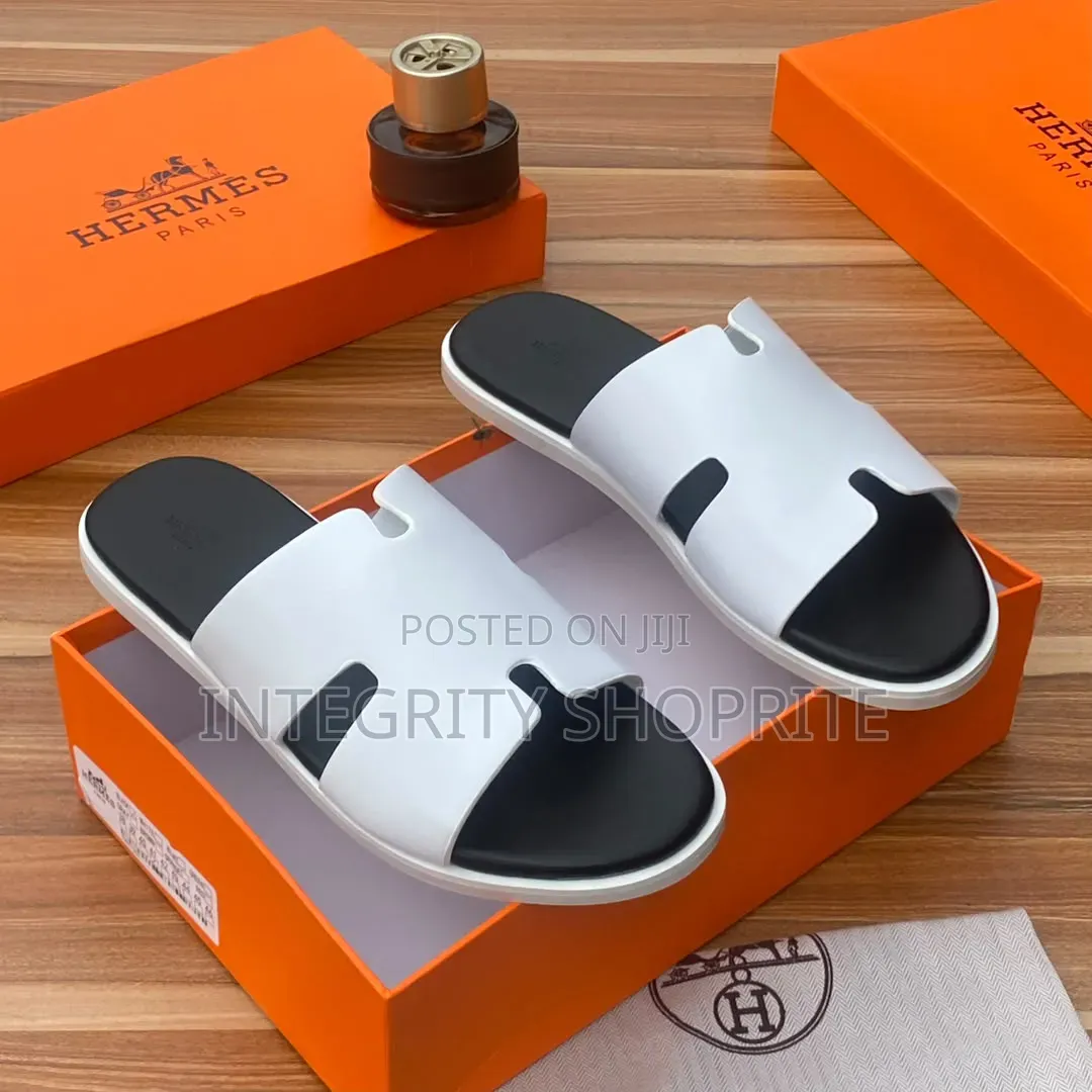 White Hermes-Style Leather