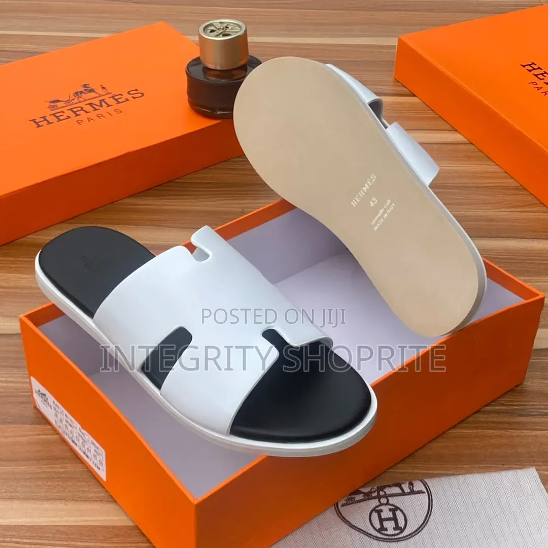 White Hermes-Style Leather