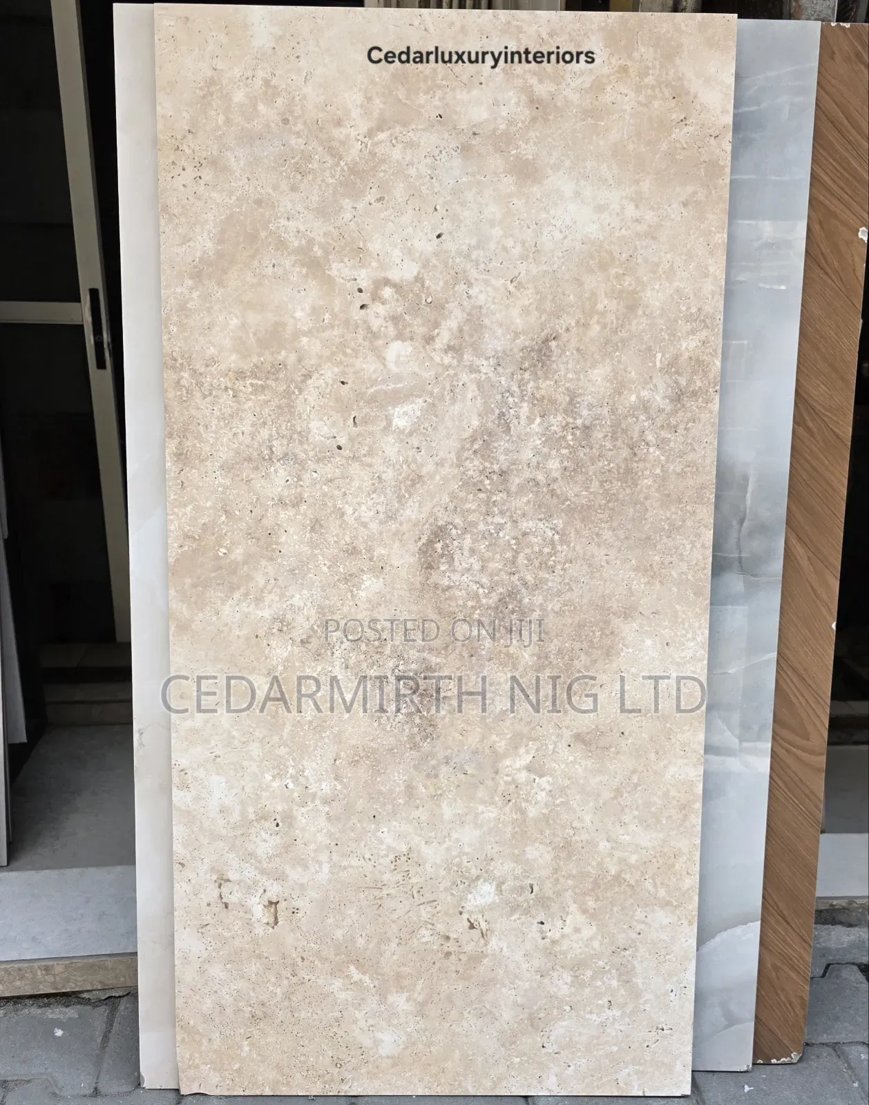 Travertine Stone Matte in 60x120 Tiles