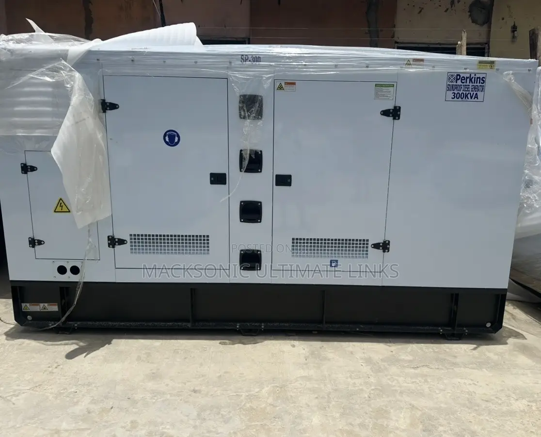 Brand New Sp-300kva Perkins Soundproof Diesel Generator Set Available