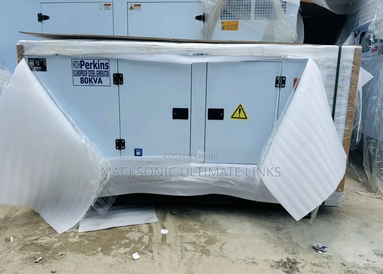 Heavy-Duty Original England Perkins Soundproof Diesel Generator 80kva