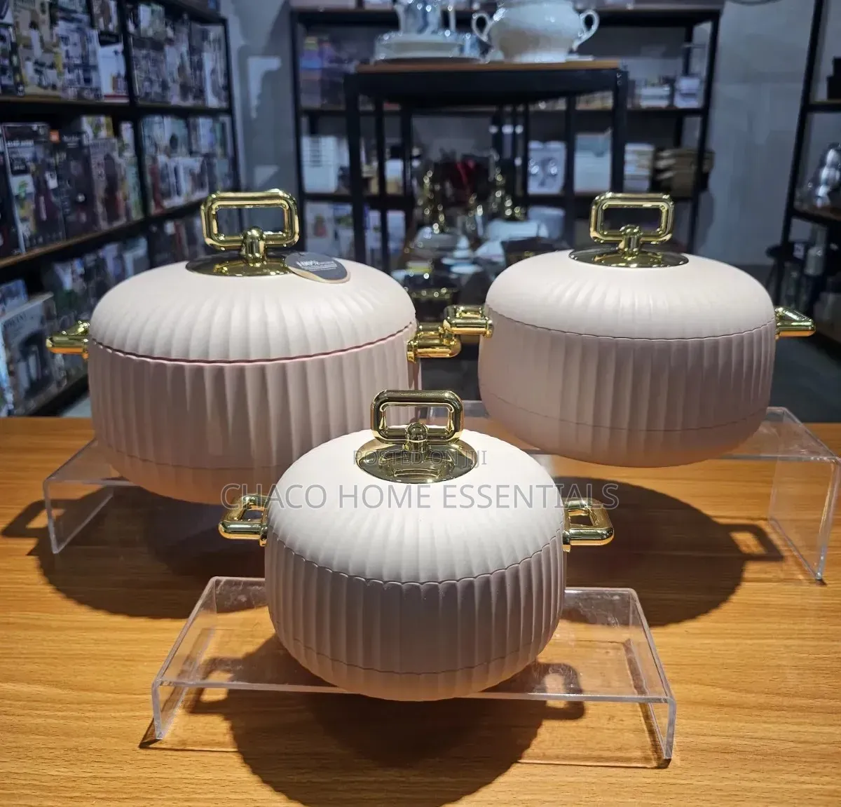 3-Piece Double Insulated Food Warmer Set (1000ml/2000ml/3500ml)