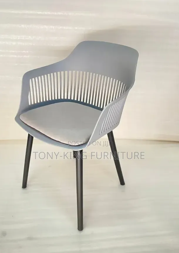 Imported Modern White Polypropylene (PP) Plastic Dining Armchair