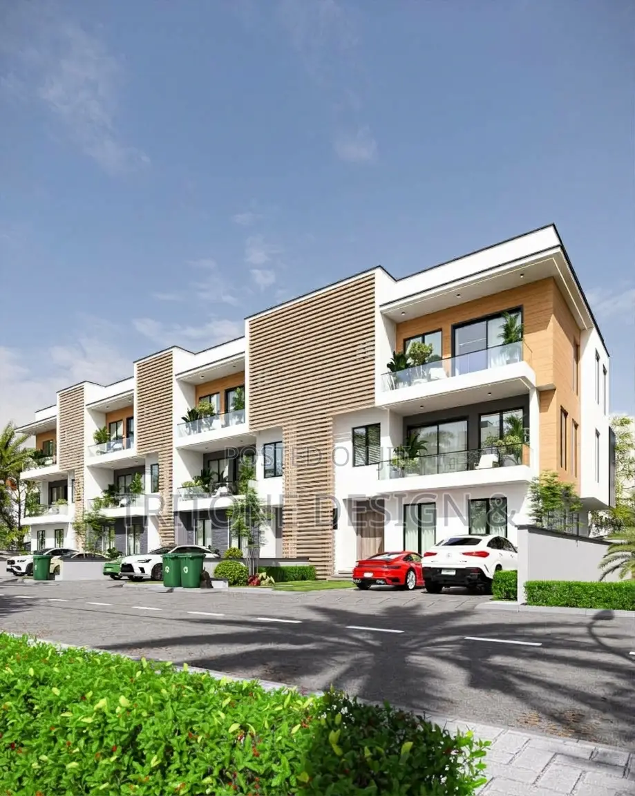 Complete Architectural Design 4 Units of 5-Bedroom Terrace Duplexes-