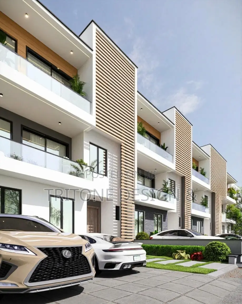 Complete Architectural Design 4 Units of 5-Bedroom Terrace Duplexes-