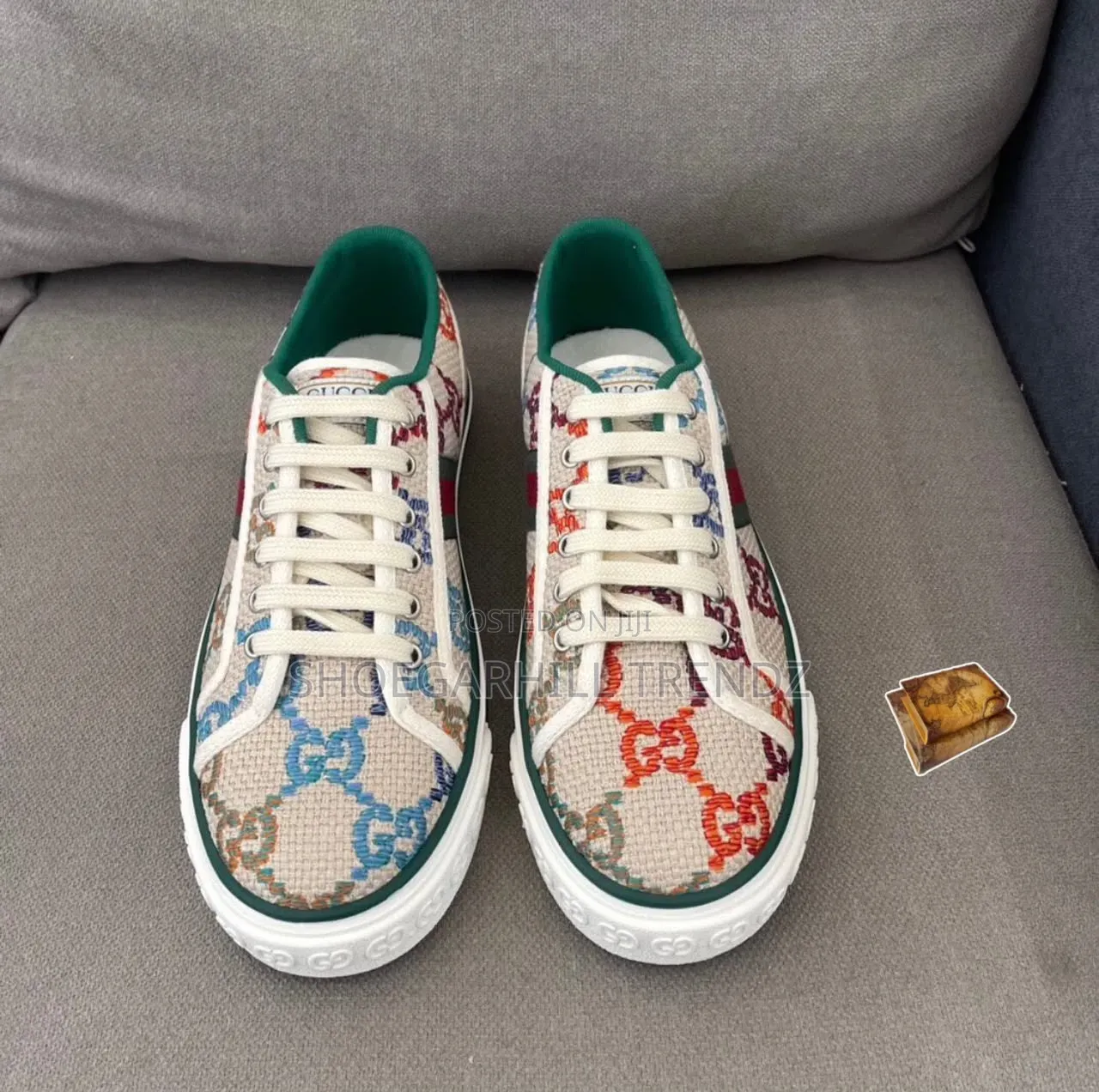 Gucci 1977 Low Top Monogram Sneakers