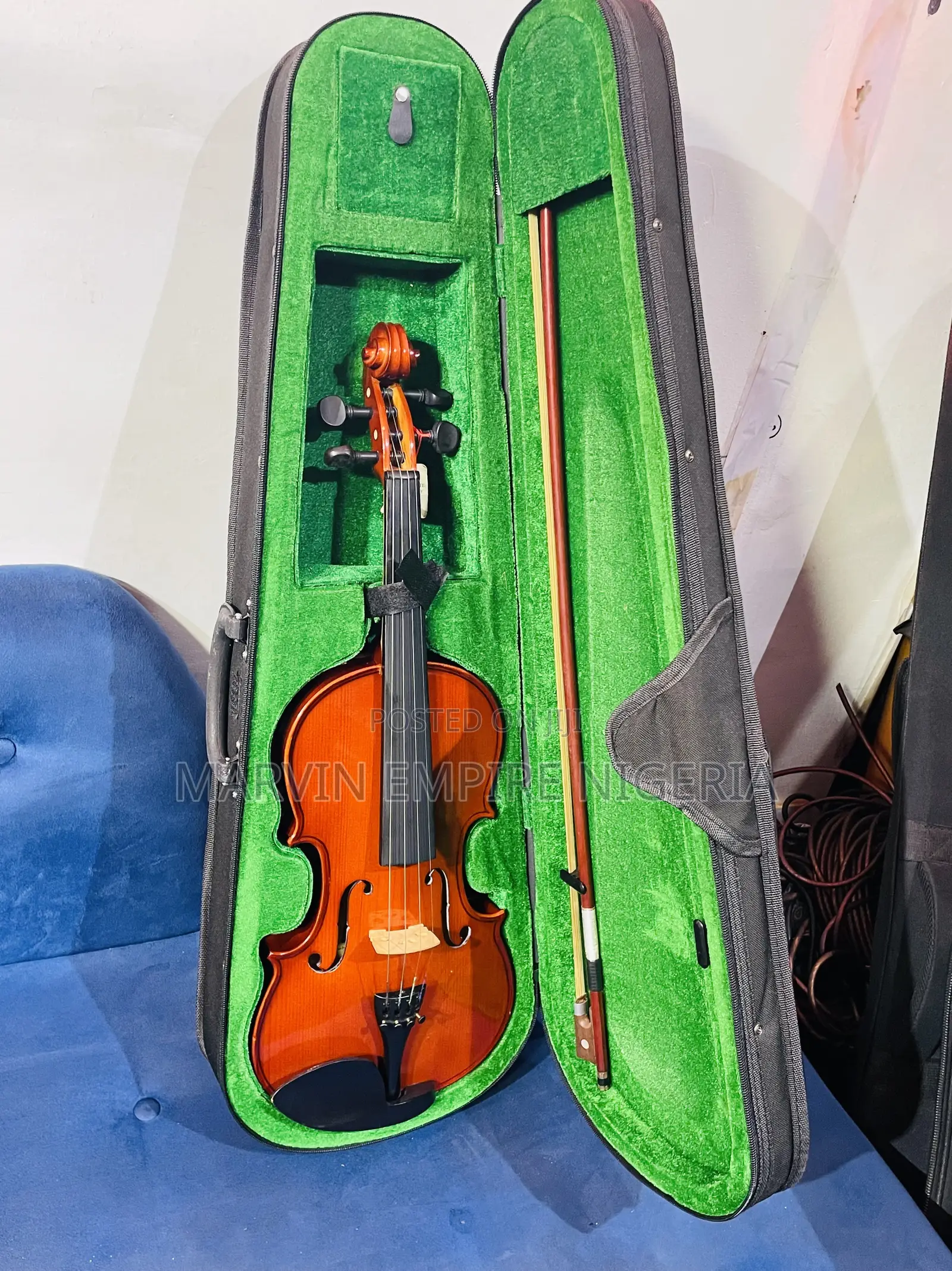 Acoustic Violin 3/4 Four Stringed Bowed String Instrument