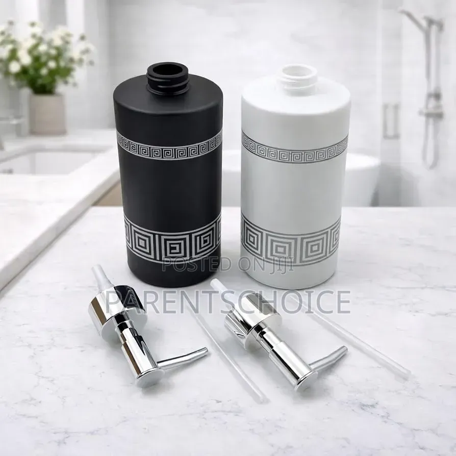 Glass Soap, Lotion Dispenser With Stainless Steel Pump- 500ml