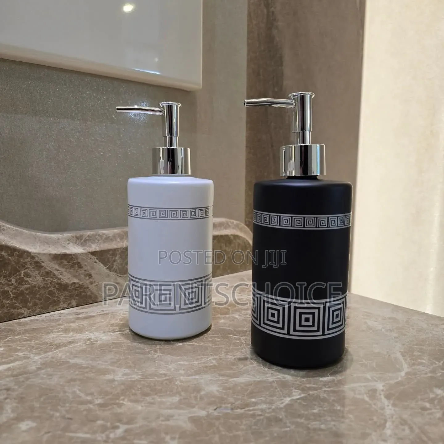 Glass Soap, Lotion Dispenser With Stainless Steel Pump- 500ml