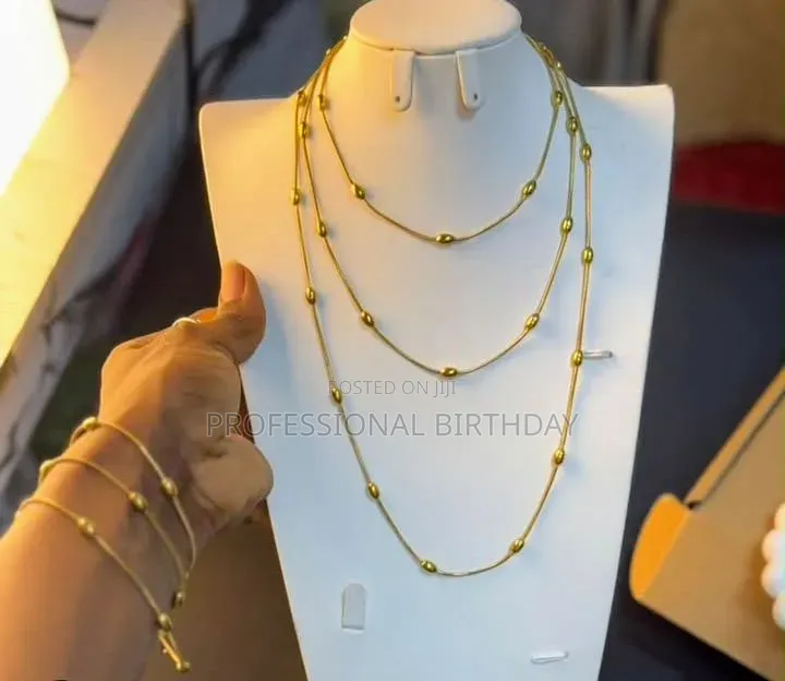 Chain, Bracket and Earring Set. Lagos