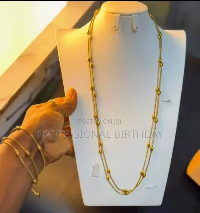 Chain, Bracket and Earring Set. Lagos