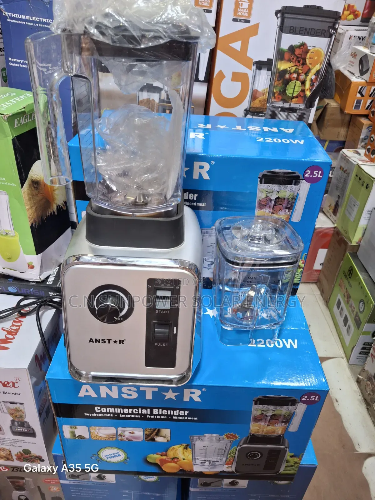 Anstar 1500w-2200w Heavy Duty Commercial Blender